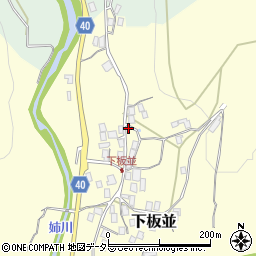 滋賀県米原市下板並537-2周辺の地図