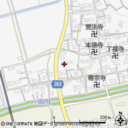 滋賀県長浜市中野町401周辺の地図