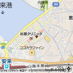 島根県安来市南十神町周辺の地図