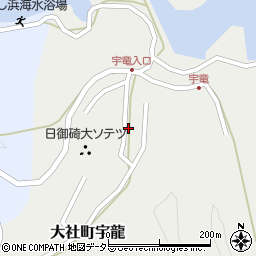 島根県出雲市大社町宇龍129周辺の地図