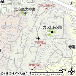 神奈川県横浜市中区本郷町周辺の地図