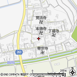 滋賀県長浜市中野町525周辺の地図