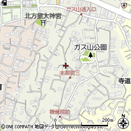 神奈川県横浜市中区本郷町周辺の地図