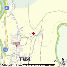 滋賀県米原市下板並506周辺の地図