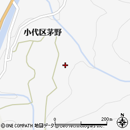 兵庫県美方郡香美町小代区茅野615周辺の地図