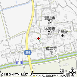 滋賀県長浜市中野町318周辺の地図