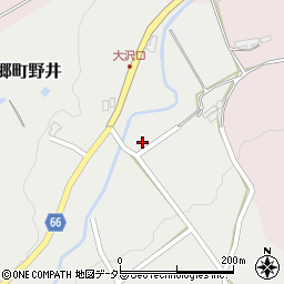 岐阜県恵那市三郷町野井1233周辺の地図