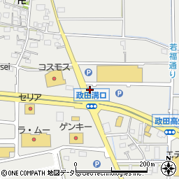 岐阜県本巣市政田1288周辺の地図