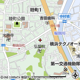 神奈川県横浜市南区睦町2丁目179周辺の地図