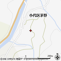 兵庫県美方郡香美町小代区茅野497周辺の地図