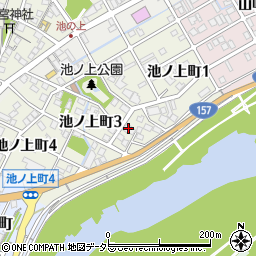 岐阜県岐阜市池ノ上町2丁目33周辺の地図