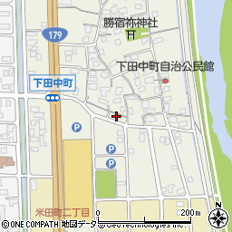 鳥取県倉吉市下田中町962周辺の地図