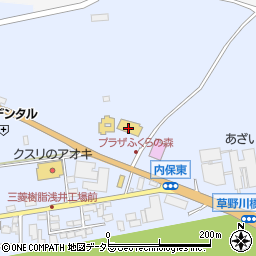 自然薯茶屋 浅井家周辺の地図
