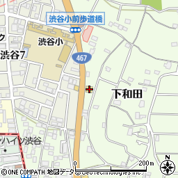しゃぶ葉大和下和田店周辺の地図