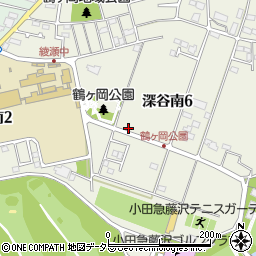 神奈川県綾瀬市深谷南周辺の地図