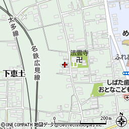 岐阜県可児市下恵土517周辺の地図