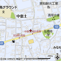 岐阜県可児市中恵土2043周辺の地図