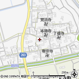 滋賀県長浜市中野町524周辺の地図