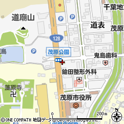 松屋 茂原店周辺の地図