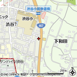ＨｏｎｄａＣａｒｓ中央神奈川渋谷店周辺の地図