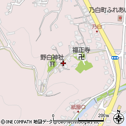 島根県松江市乃白町760周辺の地図
