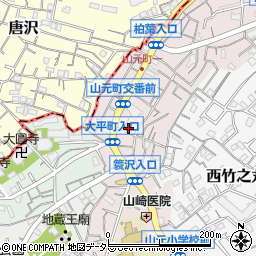 昇山荘周辺の地図