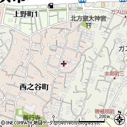 神奈川県横浜市中区西之谷町83周辺の地図