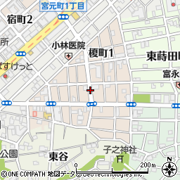 神奈川県横浜市南区榎町周辺の地図