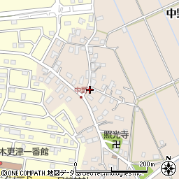 千葉県木更津市中野152周辺の地図