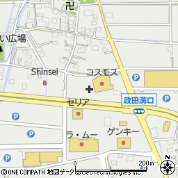 岐阜県本巣市政田1333周辺の地図