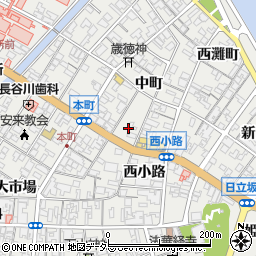 島根県安来市安来町中町1127-2周辺の地図