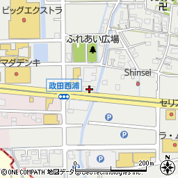 岐阜県本巣市政田2014周辺の地図