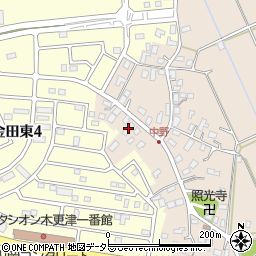 木更津清掃社周辺の地図