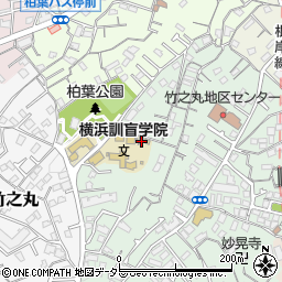 神奈川県横浜市中区竹之丸181周辺の地図