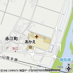 安来市立赤江小学校周辺の地図