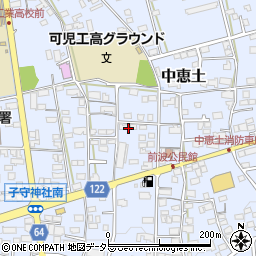 岐阜県可児市中恵土2228周辺の地図