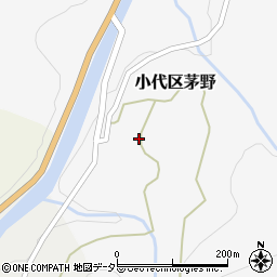 兵庫県美方郡香美町小代区茅野498周辺の地図
