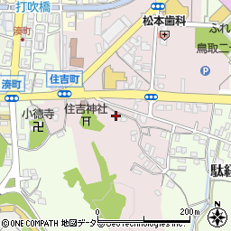 鳥取県倉吉市住吉町11-1周辺の地図
