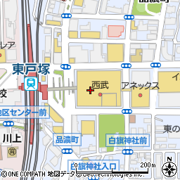 みずほ銀行東戸塚西武オーロラモール４階 ＡＴＭ周辺の地図