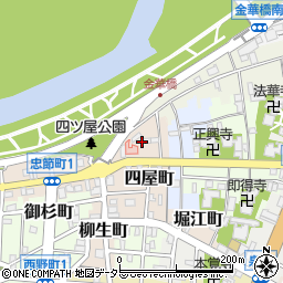 岐阜県岐阜市四屋町46周辺の地図