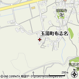 島根県松江市玉湯町布志名345周辺の地図