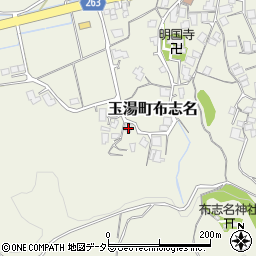 島根県松江市玉湯町布志名351周辺の地図