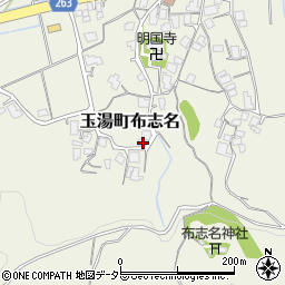 島根県松江市玉湯町布志名356周辺の地図