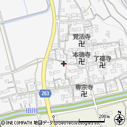 滋賀県長浜市中野町523周辺の地図
