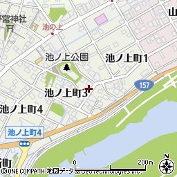 岐阜県岐阜市池ノ上町2丁目34周辺の地図