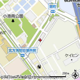 横浜マリンハイツ２号館周辺の地図