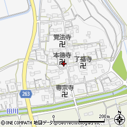 滋賀県長浜市中野町592周辺の地図