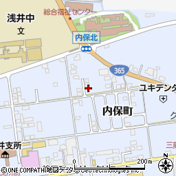 滋賀県長浜市内保町2783周辺の地図
