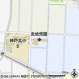 北幼児園周辺の地図