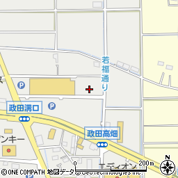 岐阜県本巣市政田1224周辺の地図